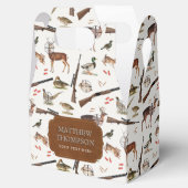 Hunting Wildlife Outdoorsman Pattern Bedankdoosjes (Geopend)