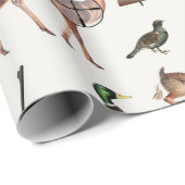 Hunting Wildlife Outdoorsman Pattern Cadeaupapier (Rol Hoek)