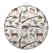 Hunting Wildlife Outdoorsman Pattern Dartbord (Voorkant)