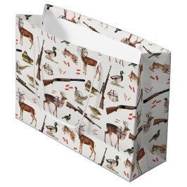 Hunting Wildlife Outdoorsman Pattern Groot Cadeauzakje