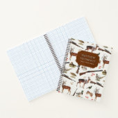Hunting Wildlife Outdoorsman Pattern Notitieboek (Binnen)