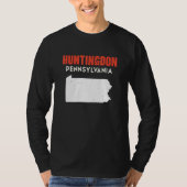 Huntingdon Pennsylvania USA State America Travel T-shirt (Voorkant)