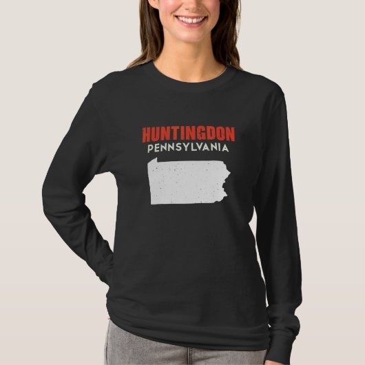Huntingdon Pennsylvania USA State America Travel T-shirt (Voorkant)