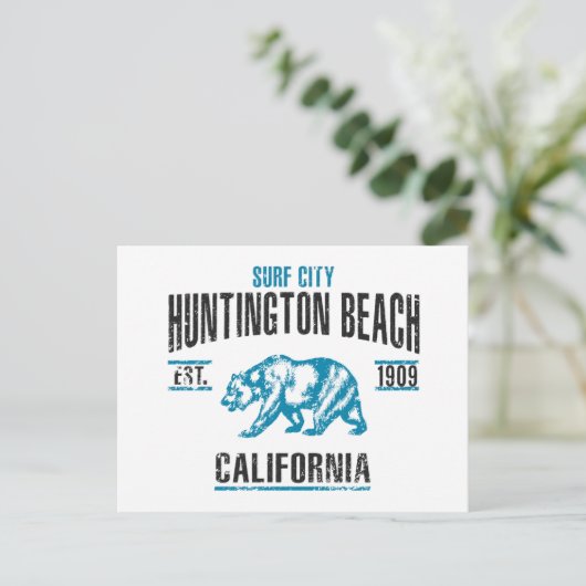 Huntington Beach Briefkaart (Staand voorkant)