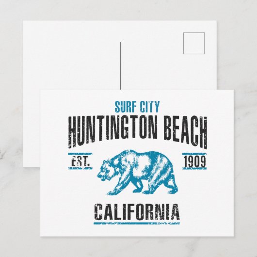 Huntington Beach Briefkaart (Voorkant / Achterkant)
