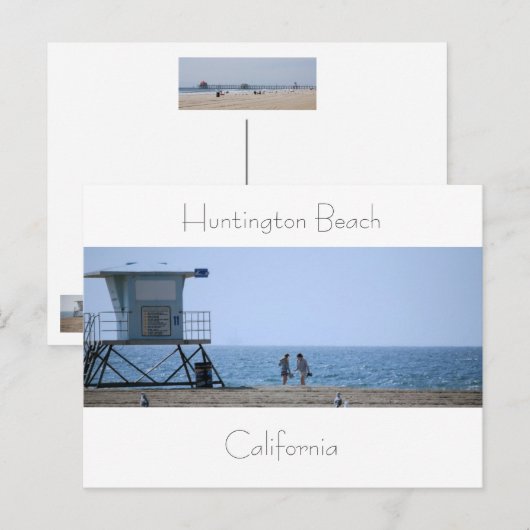 Huntington Beach Briefkaart (Voorkant / Achterkant)