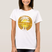 Huntington Beach, CA met Palm Trees T-shirt (Voorkant)