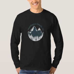 Huntington Beach Ca Mountains Hiking Climp T-shirt