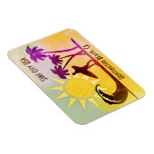 Huntington Beach CA Surf City USA Briefkaart Magneet (Rechterzijde)