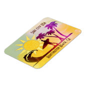 Huntington Beach CA Surf City USA Briefkaart Magneet (Linkerzijde)