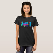 Huntington Beach CA Surfboards Souvenir T-shirt (Voorkant volledig)