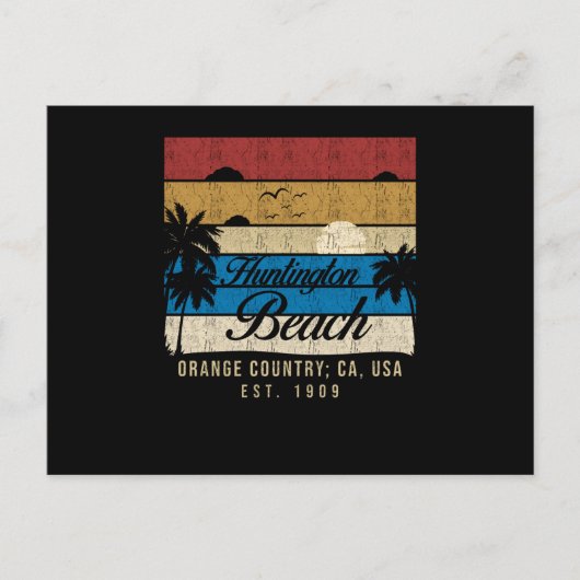 Huntington Beach California Briefkaart (Voorkant)