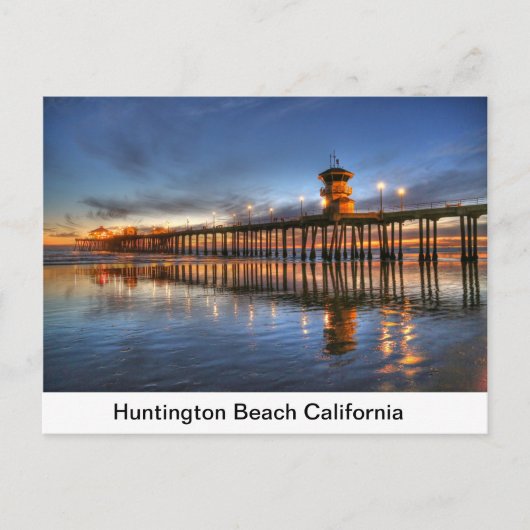 Huntington Beach California Briefkaart (Voorkant)