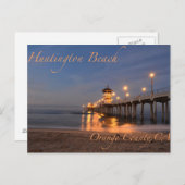 Huntington Beach California Briefkaart (Voorkant / Achterkant)