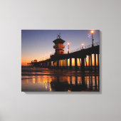 Huntington Beach California Canvas Afdruk (Voorkant)