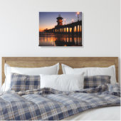 Huntington Beach California Canvas Afdruk (Insitu (Slaapkamer))
