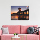 Huntington Beach California Canvas Afdruk (Insitu (Woonkamer))