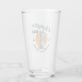 Huntington Beach California Funny California Beach Glas (Achterkant)