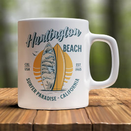 Huntington Beach California Funny California Beach Koffiemok