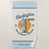 Huntington Beach California Funny California Beach Strandlaken (Voorkant)