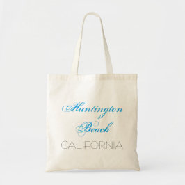 Huntington Beach CALIFORNIA grappig aanpasbaar Tote Bag
