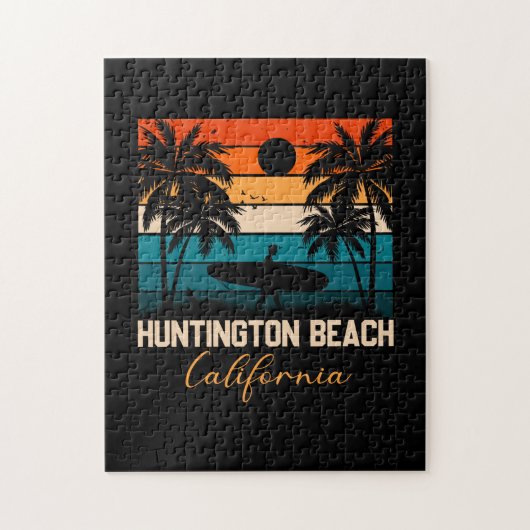Huntington Beach California Palms Vacation Trip Legpuzzel (Verticaal)