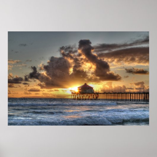 Huntington Beach California Poster (Voorkant)