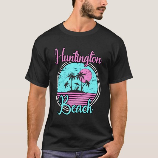Huntington Beach California Reizen of T-shirt (Voorkant)