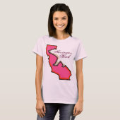 Huntington Beach California roze dames tank (Voorkant volledig)