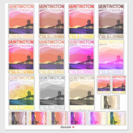 Huntington Beach California Sticker