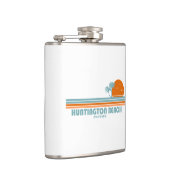 Huntington Beach California Sun Palm Trees Heupfles (Rechts)