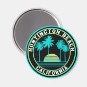 Huntington Beach California Surf Surfing Magneet (Voorkant / Achterkant)