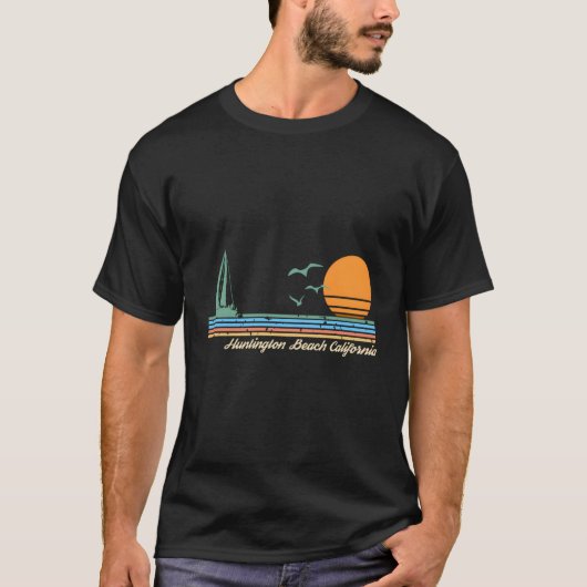 Huntington Beach California T-shirt (Voorkant)