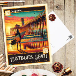 Huntington Beach, Californië | BRIEFKAART
