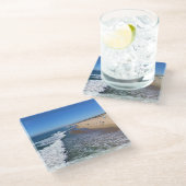 Huntington Beach, Californië Glazen Onderzetter (Schuin)