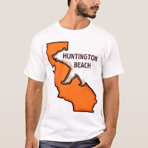 Huntington Beach Californië oranje staat jongens t T-shirt