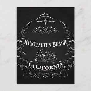 Huntington Beach, Californië - Surf City Briefkaart
