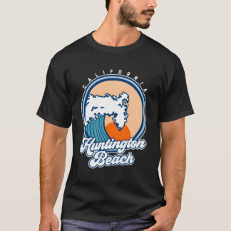 Huntington Beach Californië Surf Wave Hoodie T-shirt