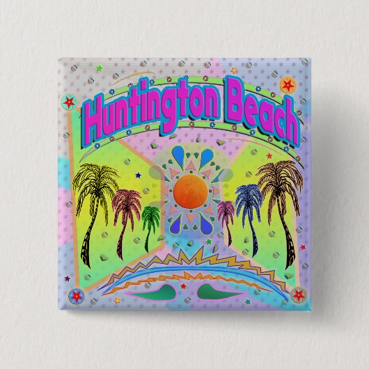 Huntington Beach Calm Desire Button (Voorkant)