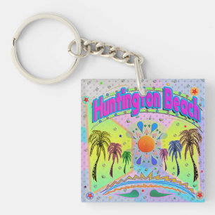 Huntington Beach Calm Desire Sleutelhanger