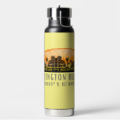 Huntington Beach City Silhouette Waterfles (Links)