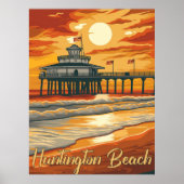Huntington Beach - Een ontploffing uit het verlede Poster (Voorkant)