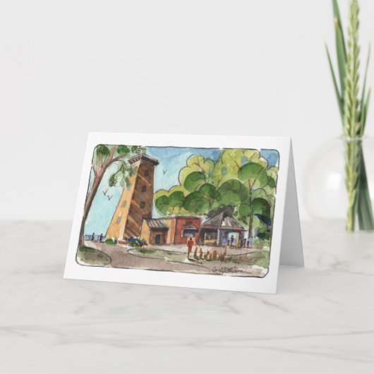 Huntington Beach Folded Greeting Card Kaart (Voorkant)