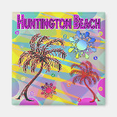 Huntington Beach Happy en Hope Magnet (Voorkant)