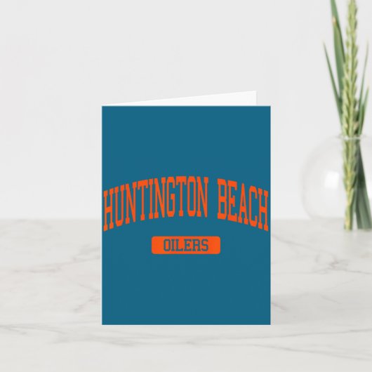 Huntington Beach High School Hs Design Kaart (Voorkant)