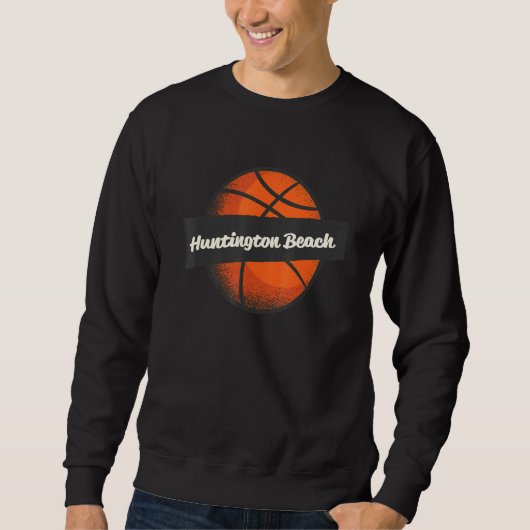 Huntington Beach Hometown Basketball Player Sports Trui (Voorkant)