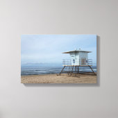 Huntington Beach Lifeguard Post 13 Canvas Afdruk (Voorkant)