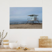 Huntington Beach Lifeguard Post 13 Poster (Keuken)