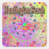 Huntington Beach Lucky Golden Sticker (Voorkant)