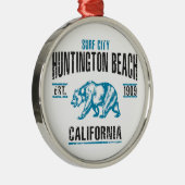 Huntington Beach Metalen Ornament (Rechts)